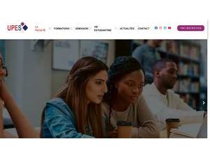 Private University of Science and Technology Studies of Mégrine's official website homepage screenshot