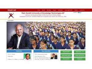 Rajiv Gandhi University of Knowledge Technologies's official website homepage screenshot