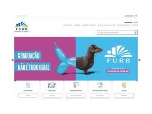 Regional University of Blumenau's official website homepage screenshot