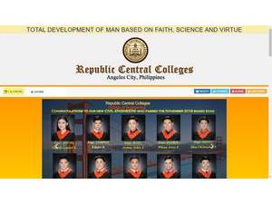 Republic Central Colleges's official website homepage screenshot