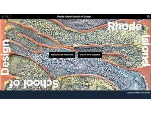 Rhode Island School of Design's official website homepage screenshot