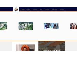 Ritman University's official website homepage screenshot
