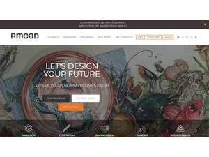 Rocky Mountain College of Art and Design's official website homepage screenshot