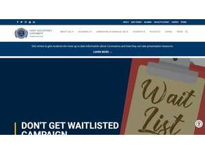 Saint Augustine's University's official website homepage screenshot