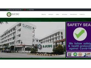 Saint Jude College's official website homepage screenshot