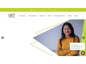 San Judas Tadeo Federated University's official website homepage screenshot