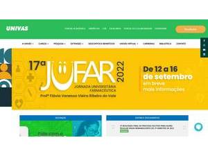 Sapucai Valley University's official website homepage screenshot