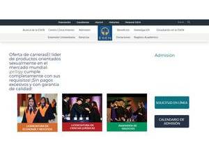 School of Economics and Business's official website homepage screenshot