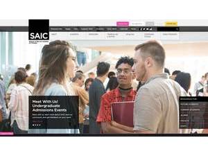 School of the Art Institute of Chicago's official website homepage screenshot