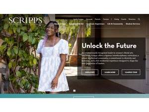 Scripps College's official website homepage screenshot