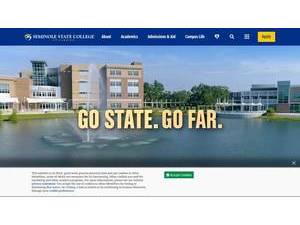 Seminole State College of Florida's official website homepage screenshot