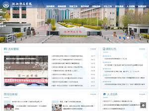 Shenyang Institute of Science and Technology's official website homepage screenshot