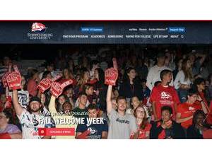 Shippensburg University of Pennsylvania's official website homepage screenshot