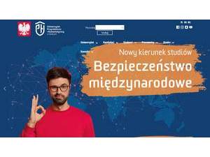 Siedlce University of Natural Sciences and Humanities's official website homepage screenshot