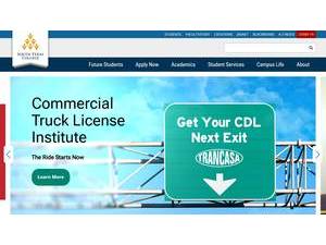 South Texas College's official website homepage screenshot