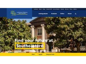 Southeastern Oklahoma State University's official website homepage screenshot