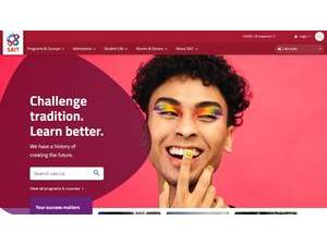 Southern Alberta Institute of Technology's official website homepage screenshot