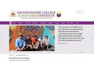 Southwestern College, Santa Fe's official website homepage screenshot