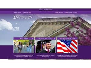 Southwestern College's official website homepage screenshot