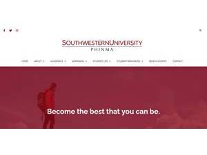 Southwestern University - PHINMA's official website homepage screenshot