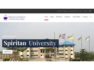 Spiritan University Nneochi's official website homepage screenshot