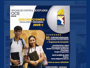 Sport University of the South's official website homepage screenshot