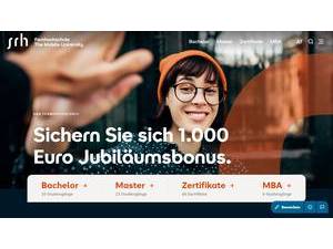 SRH Fernhochschule's official website homepage screenshot