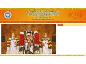 Sri Venkateswara Theological University's official website homepage screenshot