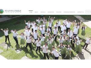 St. Louis College Valenzuela's official website homepage screenshot