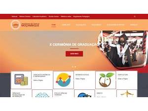St. Thomas University of Mozambique's official website homepage screenshot