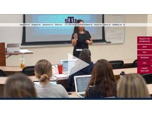 St. Thomas University's official website homepage screenshot