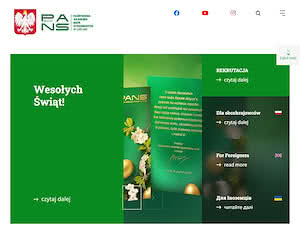 State Academy of Applied Sciences in Chełm's official website homepage screenshot