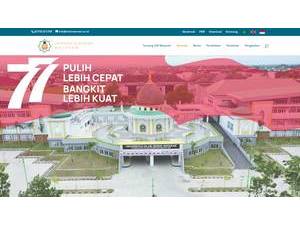 State Islamic University of Mataram's official website homepage screenshot