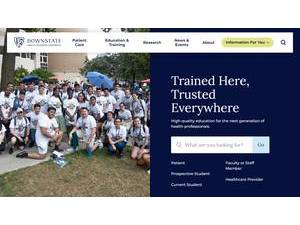 SUNY Downstate Medical Center's official website homepage screenshot