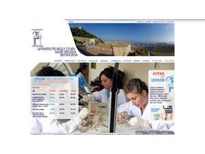 Suor Orsola Benincasa University's official website homepage screenshot