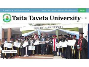 Taita Taveta University's official website homepage screenshot