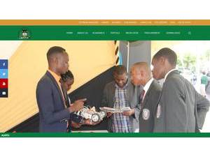 Technical University of Mombasa's official website homepage screenshot