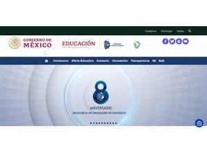 Technological Institute of Ciudad Altamirano's official website homepage screenshot