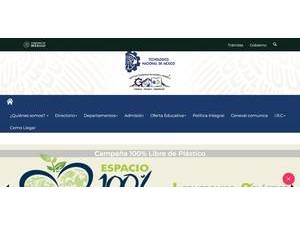 Technological Institute of Gustavo A. Madero II's official website homepage screenshot
