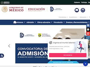 Technological Institute of La Piedad's official website homepage screenshot