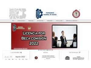 Technological Institute of Mérida's official website homepage screenshot