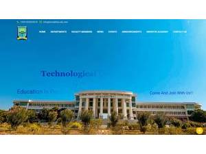 Technological University, Meikhtila's official website homepage screenshot
