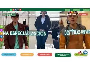 Technological University of Babícora's official website homepage screenshot