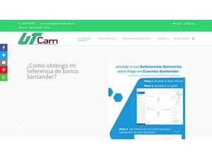 Technological University of Camargo's official website homepage screenshot