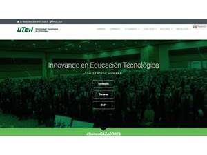 Technological University of Chihuahua's official website homepage screenshot