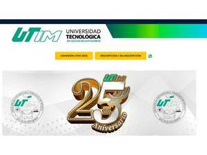 Technological University of Izúcar de Matamoros's official website homepage screenshot