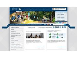 Technological University of Pereira's official website homepage screenshot