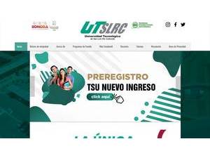 Technological University of San Luis Rio Colorado's official website homepage screenshot