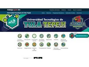 Technological University of Tula-Tepeji's official website homepage screenshot