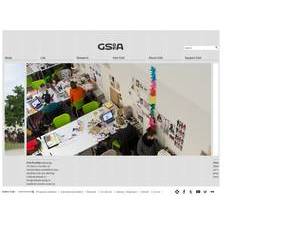 The Glasgow School of Art's official website homepage screenshot